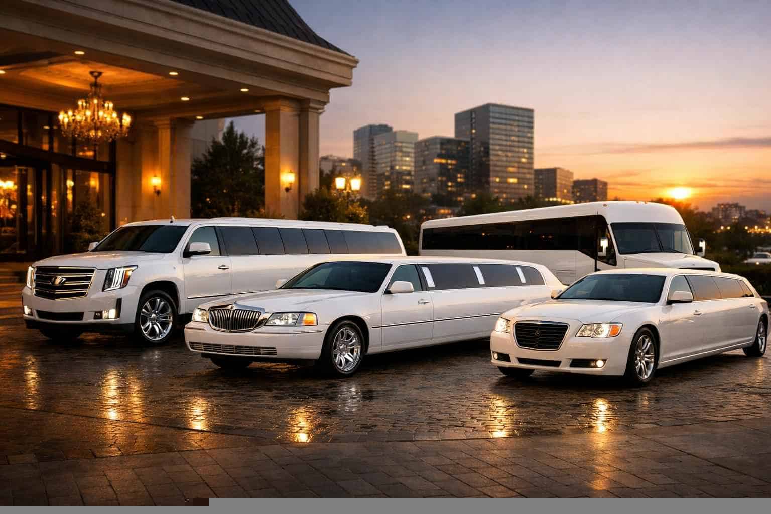 Our Arlington White Limo Fleet Options