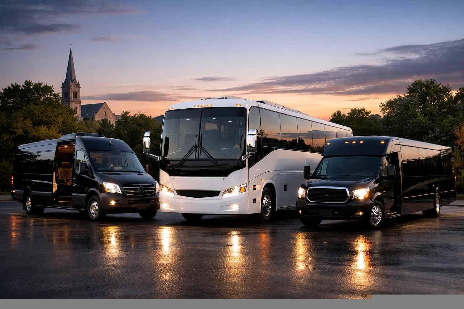 Our Bedford Bus Rental Fleet Options