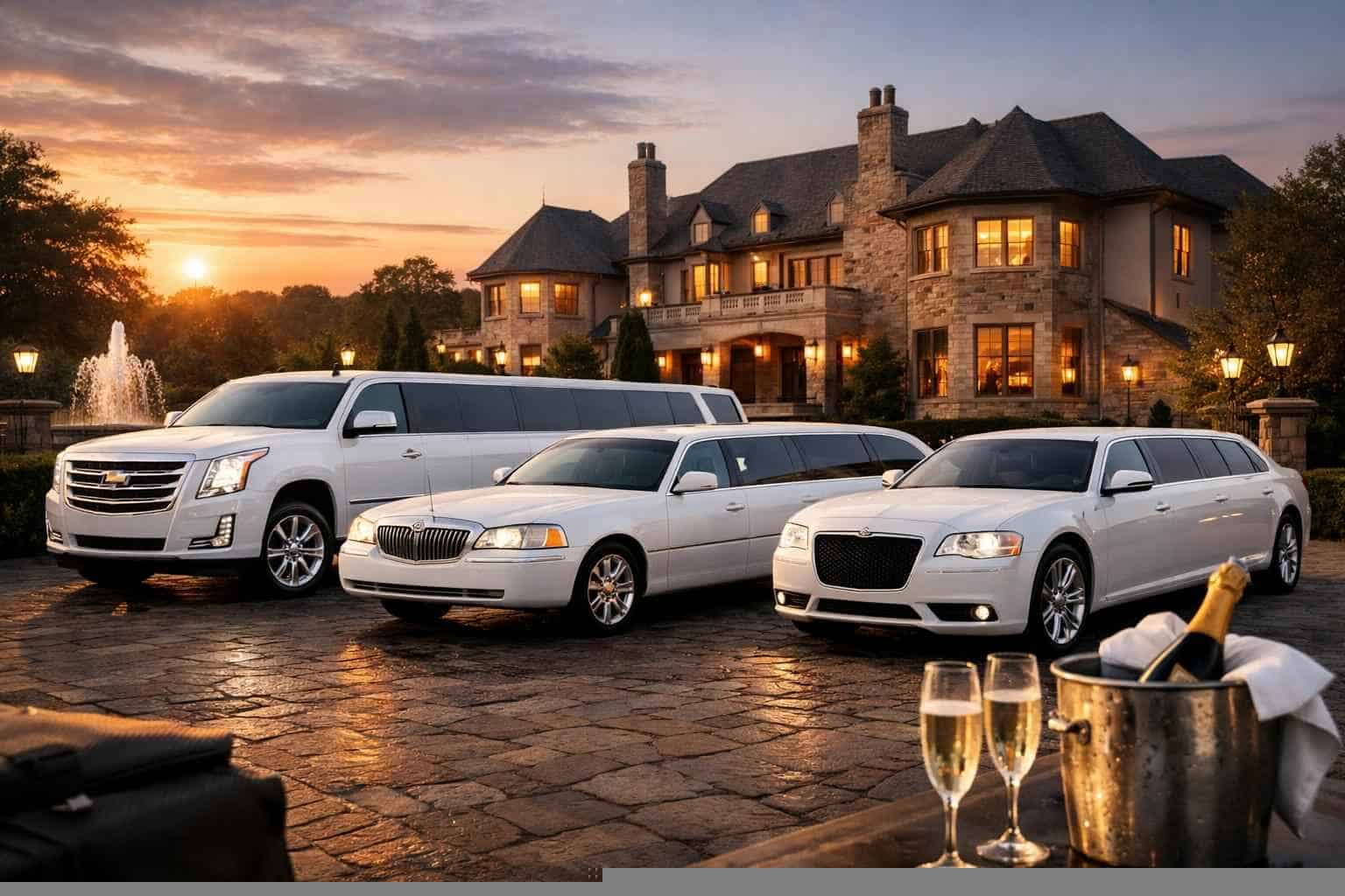 Our Bedford White Limo Fleet Options
