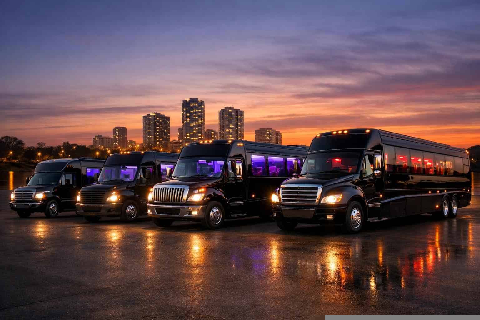 Our Benbrook Party Bus Fleet Options