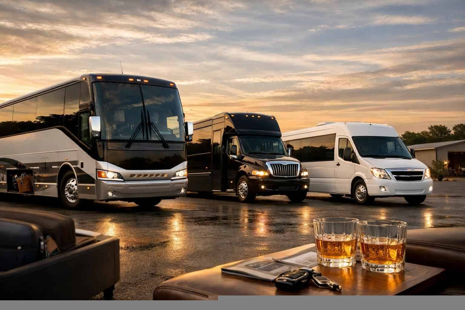 Our Burleson Charter Bus Fleet Options