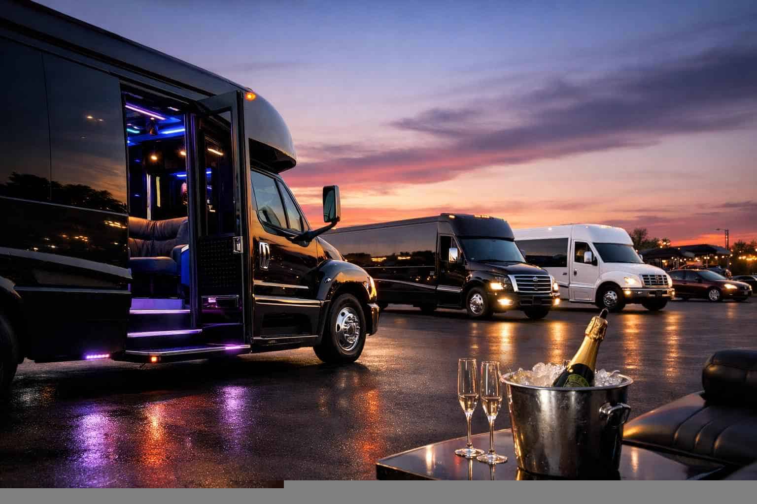 Our Burleson Party Bus Fleet Options