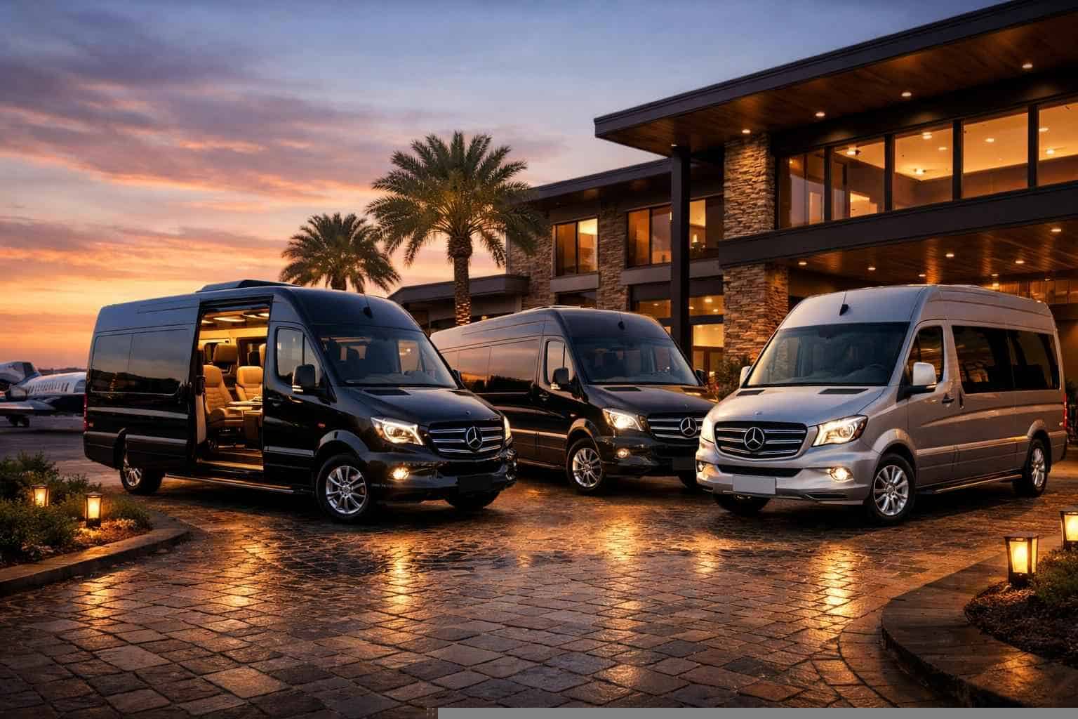 Our Burleson Sprinter Van Fleet Options