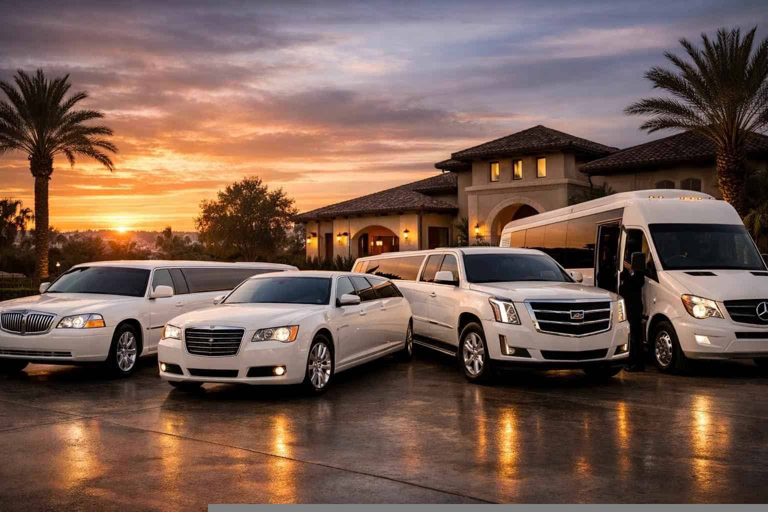 Our Burleson White Limo Fleet Options