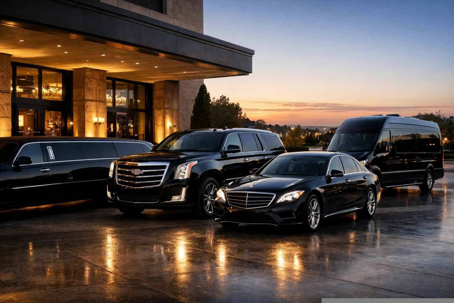 Our Colleyville Black Limo Fleet Options
