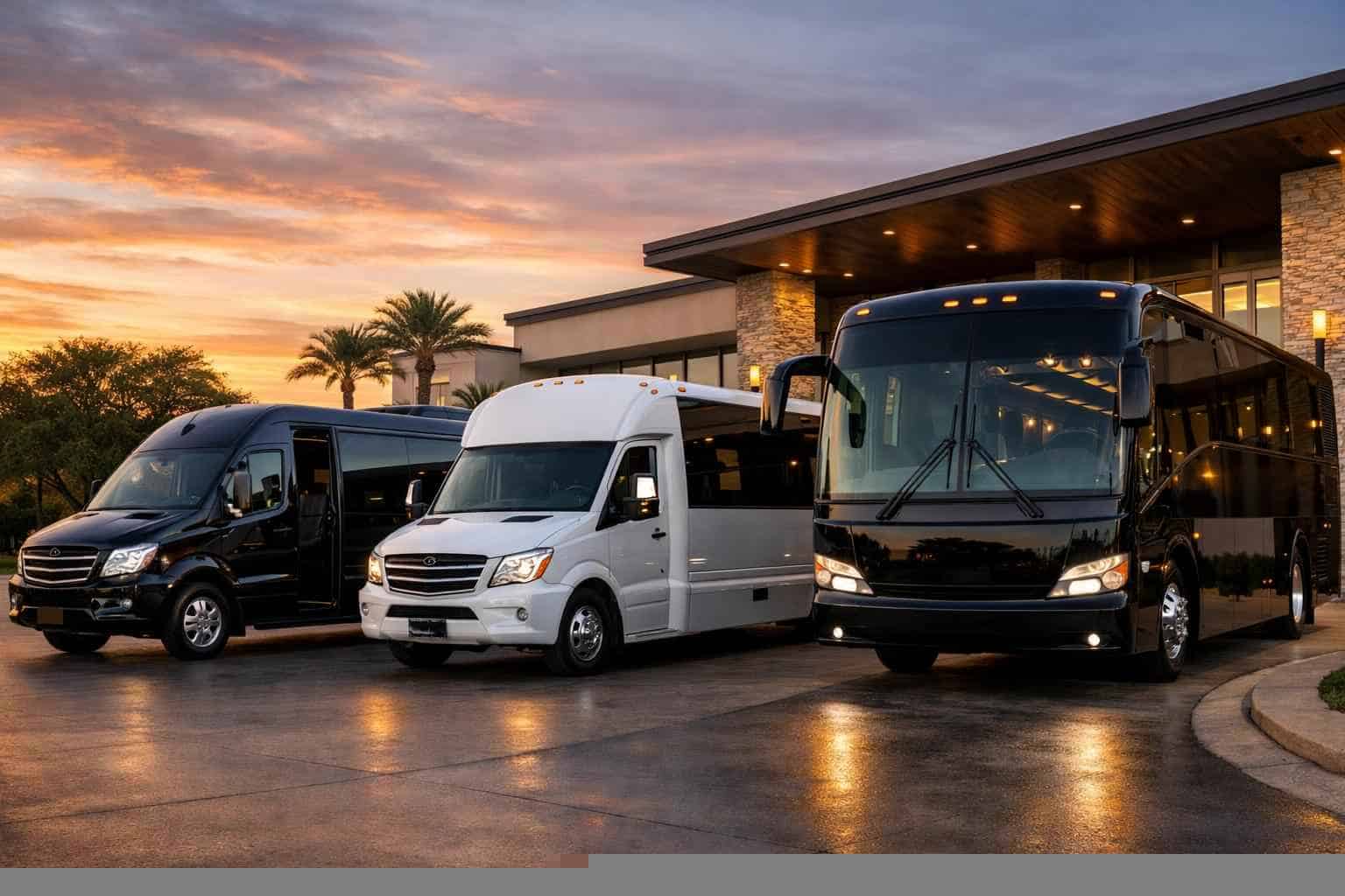 Our Colleyville Bus Rental Fleet Options