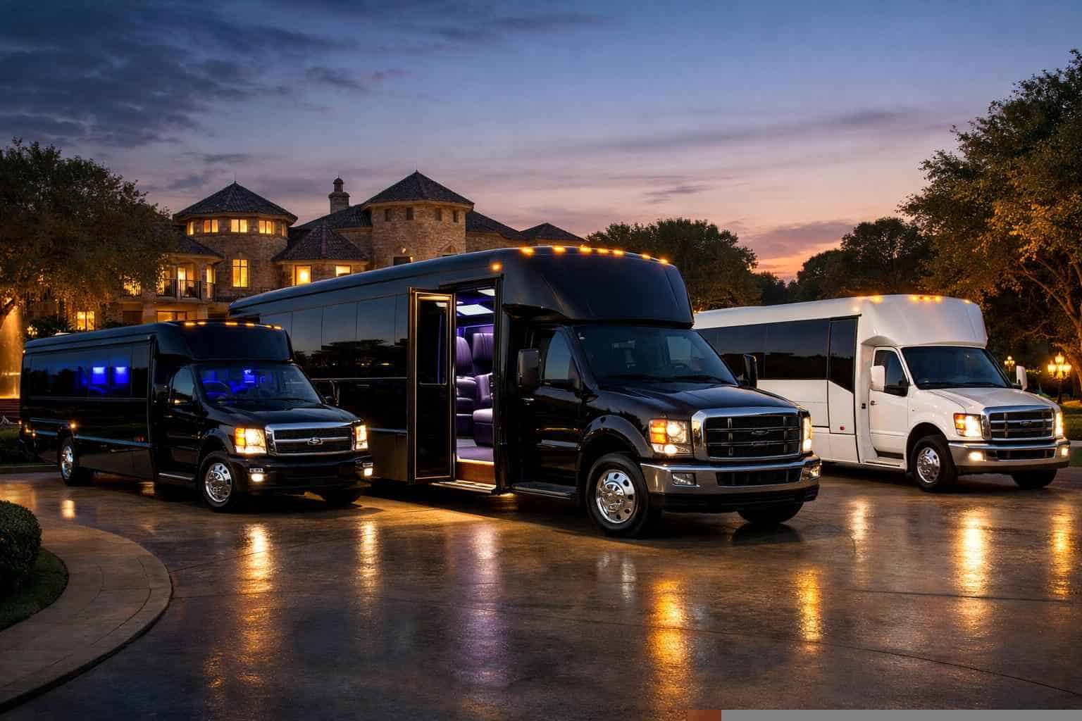 Our Colleyville Limo Bus Fleet Options