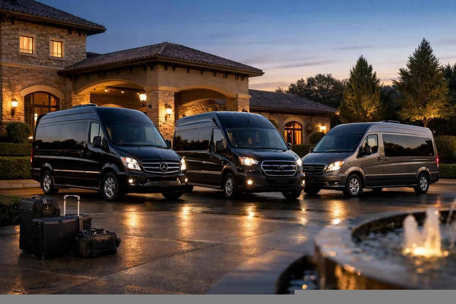 Passenger Van With Driver In Colleyville Texas Our Colleyville Passenger Van Fleet Options