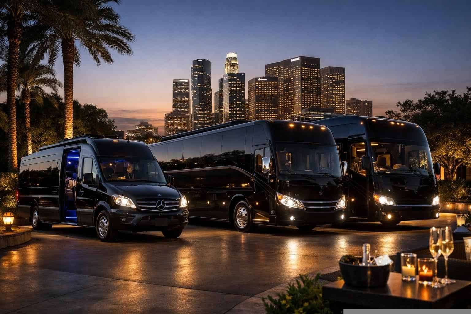 Our Crowley Black Party Bus Fleet Options
