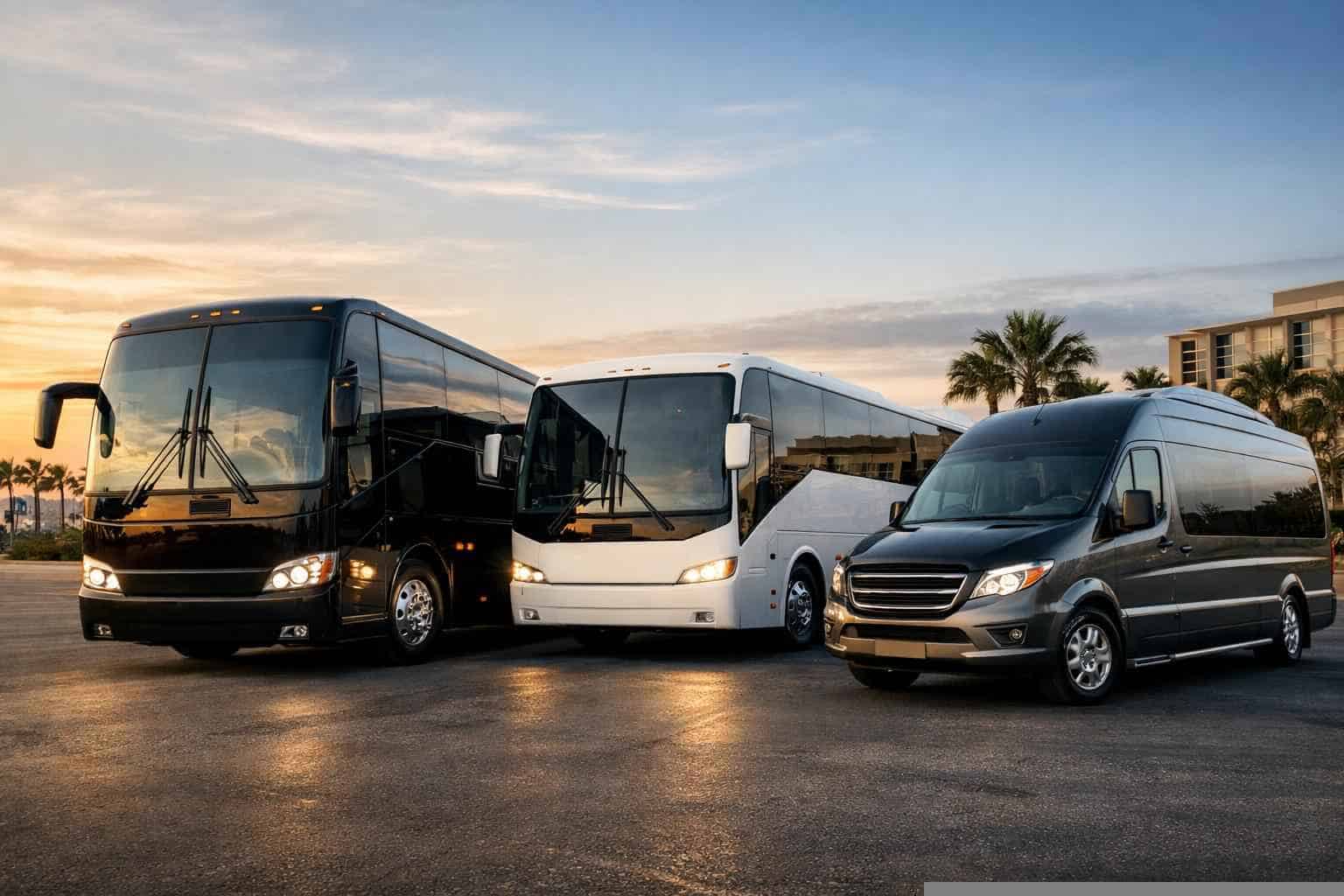 Our Crowley Charter Bus Fleet Options