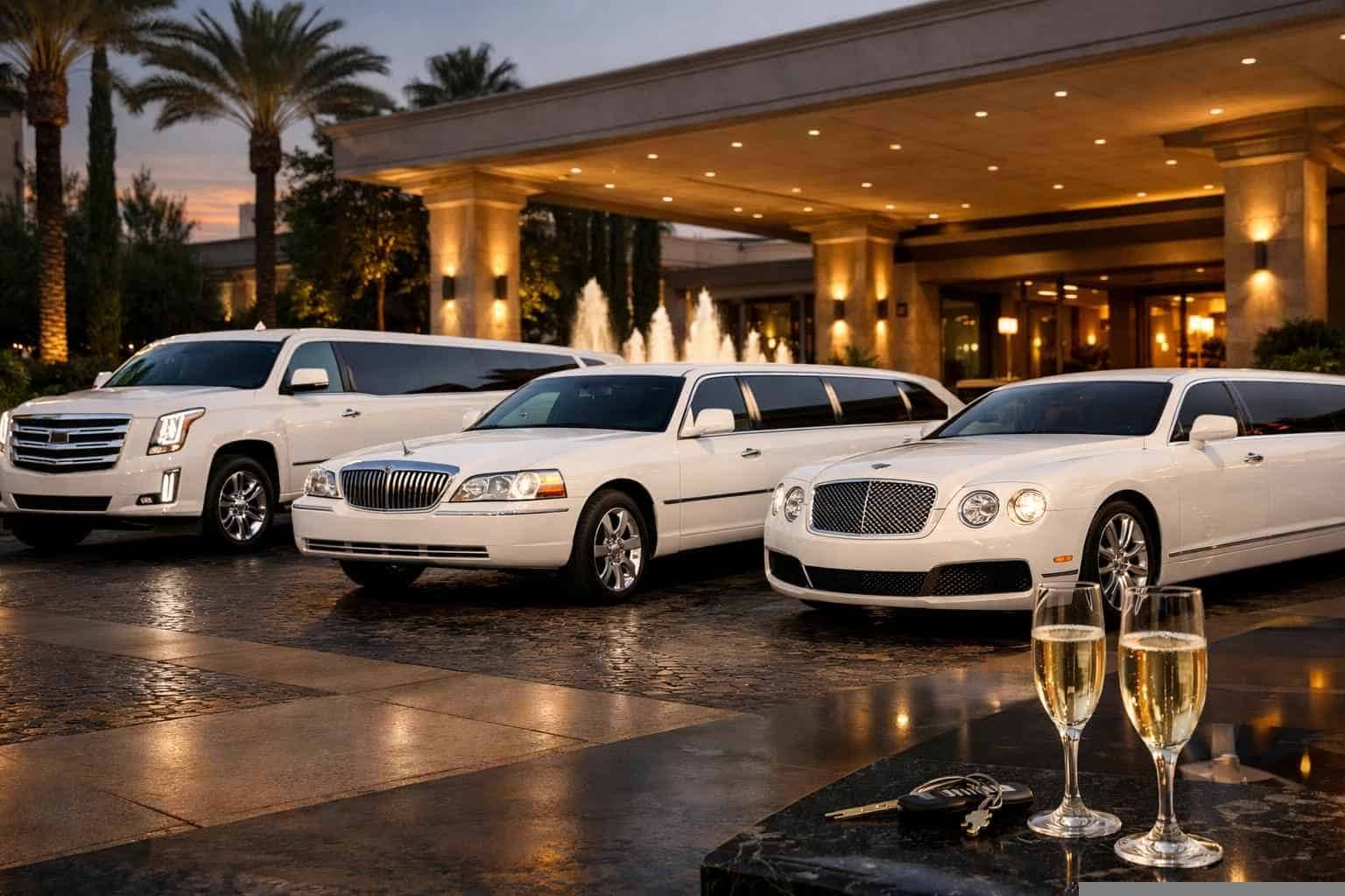Our Euless White Limo Fleet Options