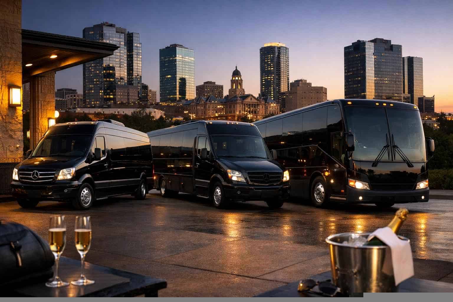 Black Party Bus Rental In Fort Worth Texas Our Fort Worth Black Bus Fleet Options