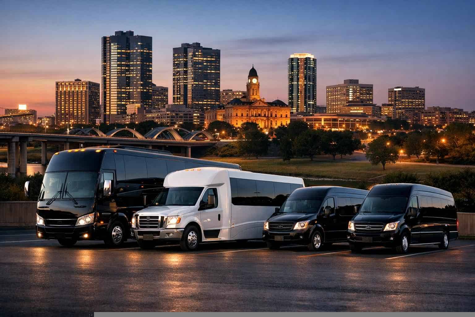 Our Fort Worth Shuttle Bus Fleet Options