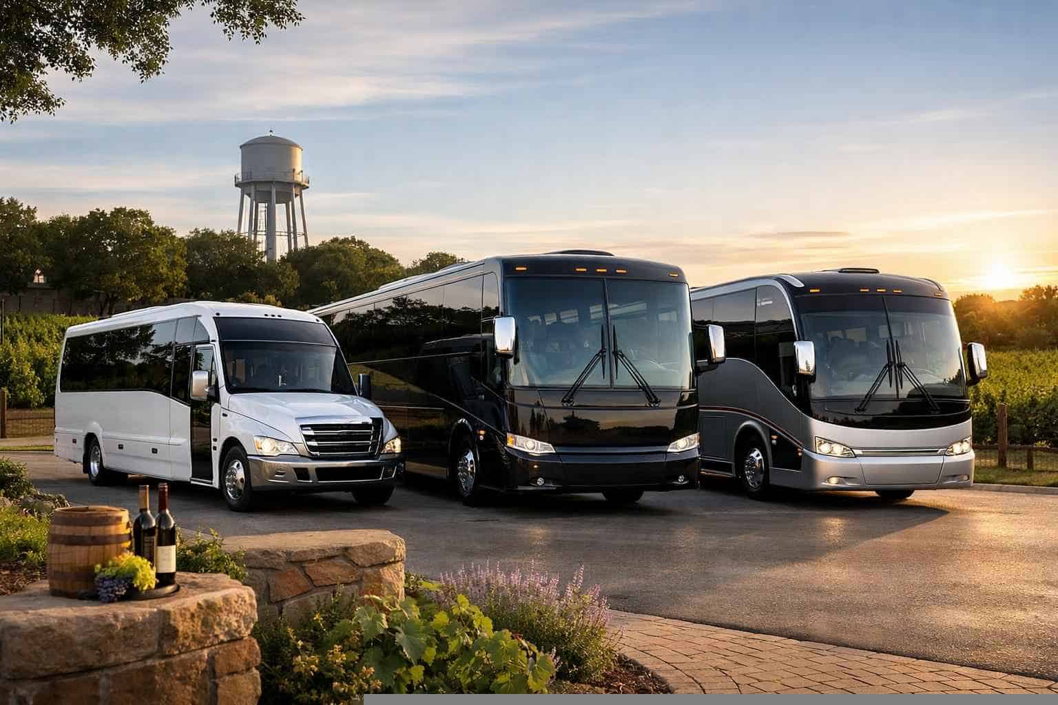 Our Grapevine Charter Bus Fleet Options