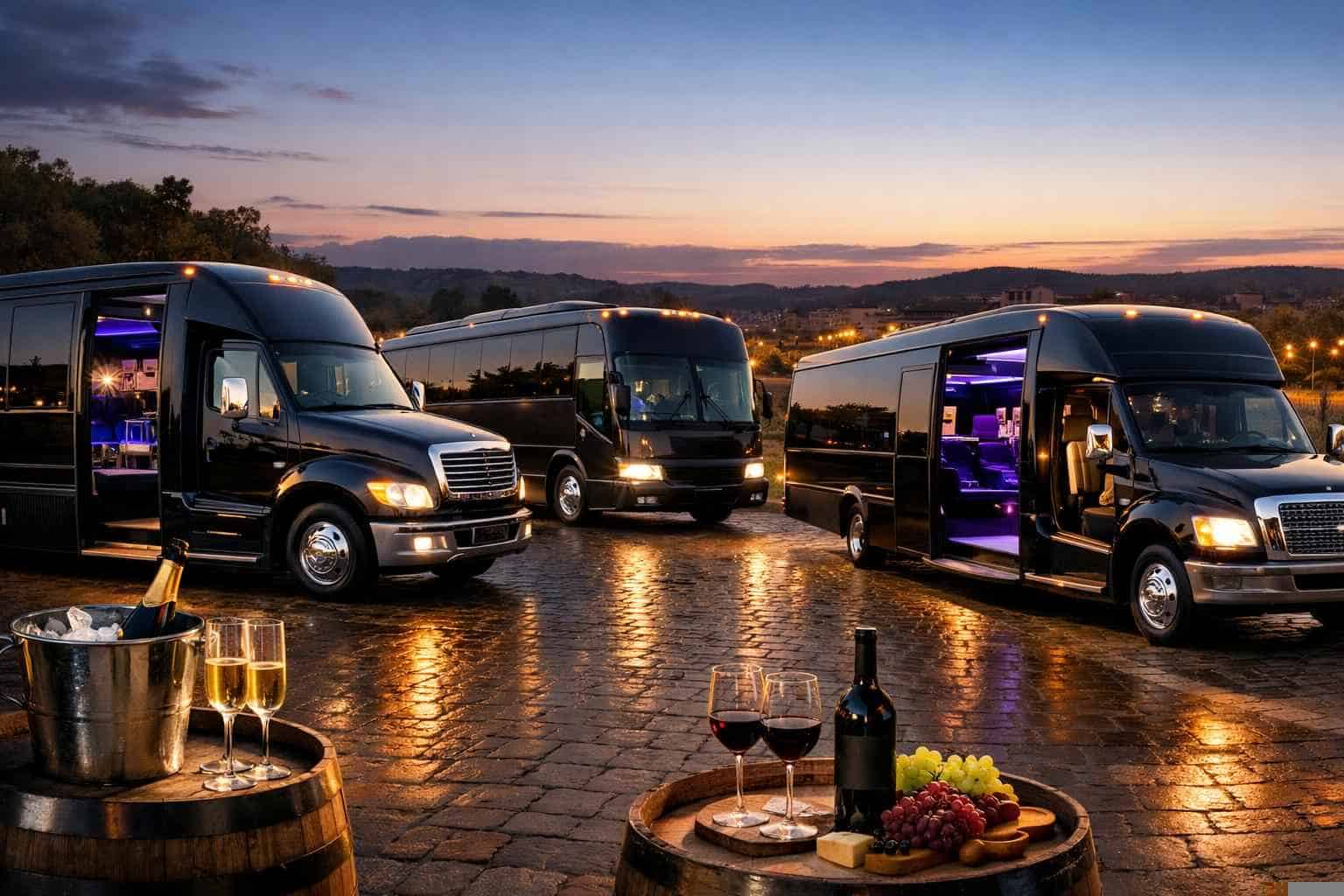 Our Grapevine Party Bus Fleet Options