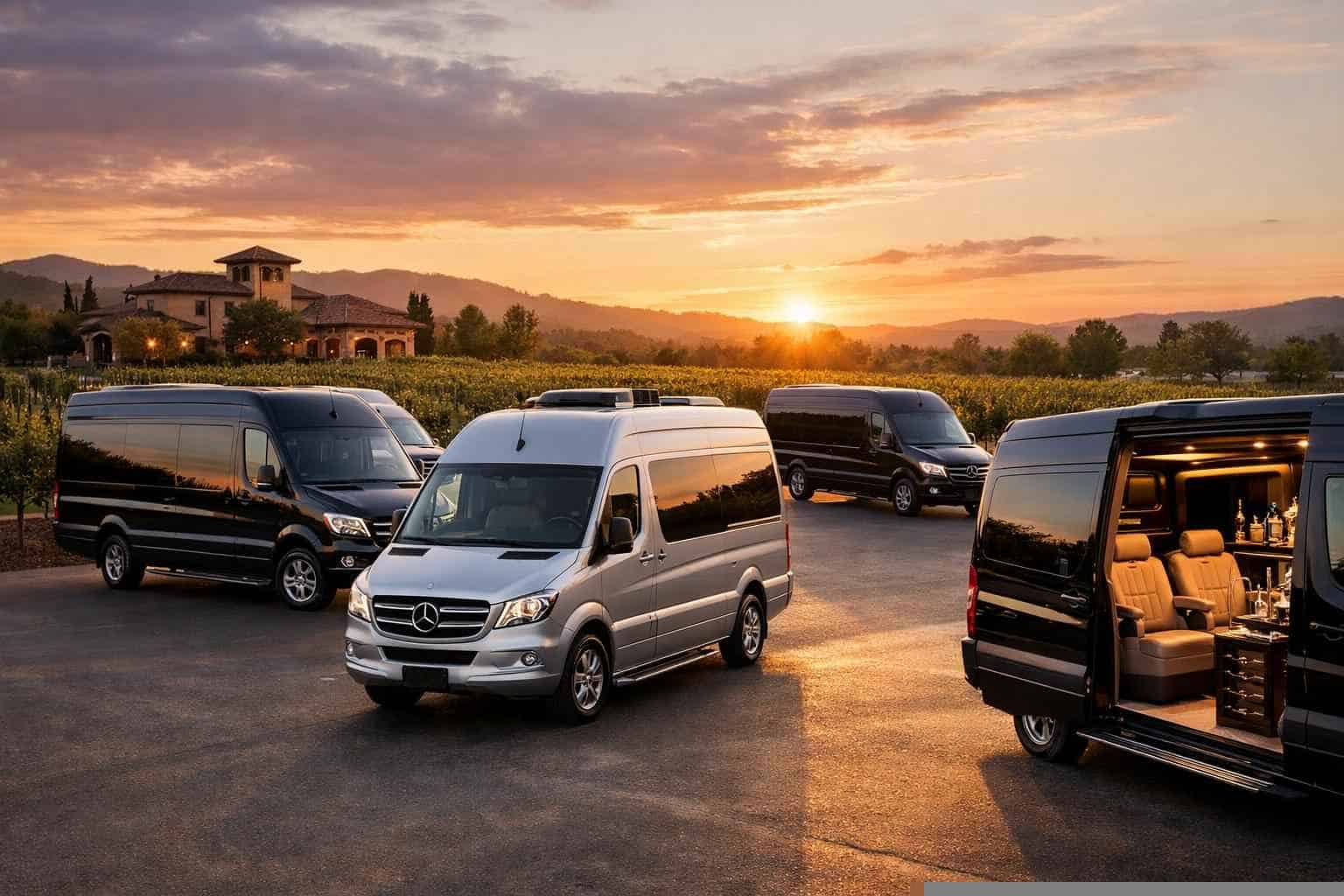 Our Grapevine Sprinter Van Fleet Options