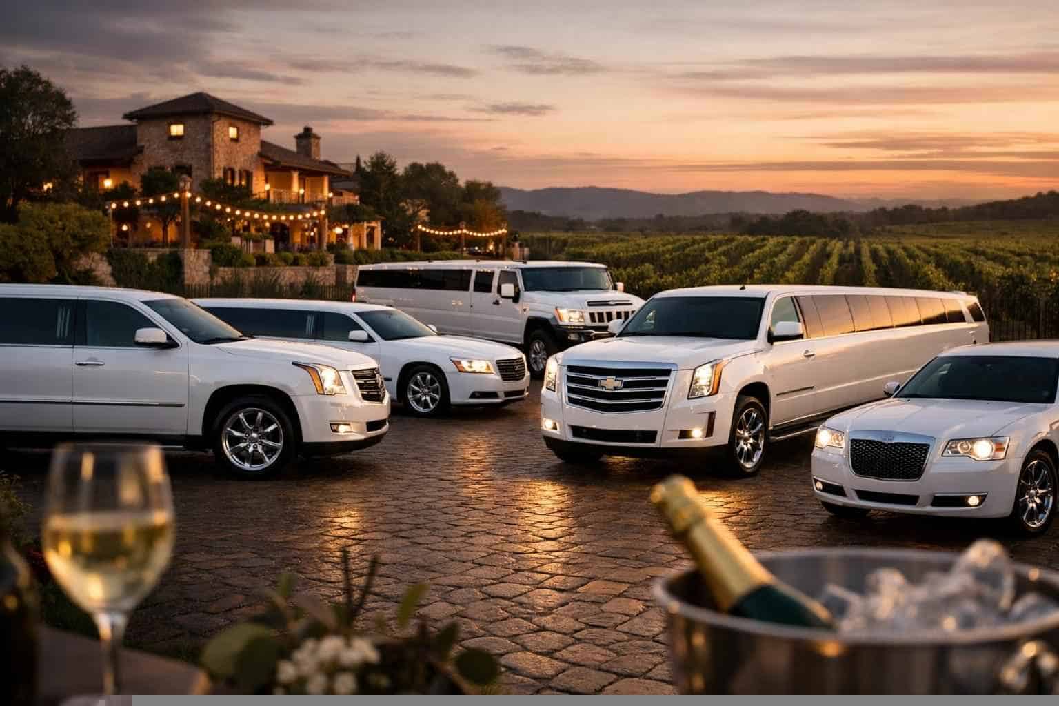 Our Grapevine White Limo Fleet Options