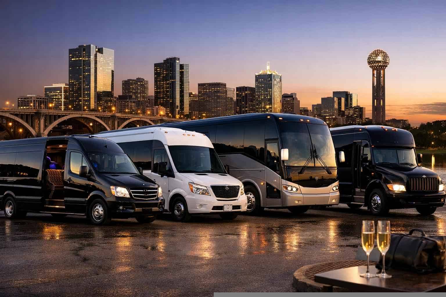 Our Haltom City Bus Rental Fleet Options