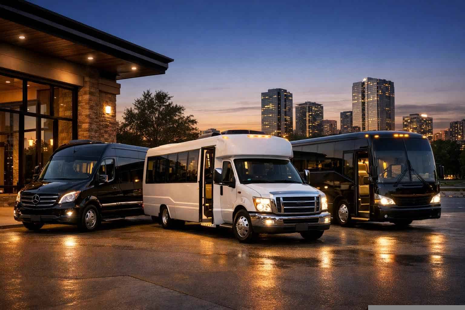 Our Haltom City Shuttle Bus Fleet Options