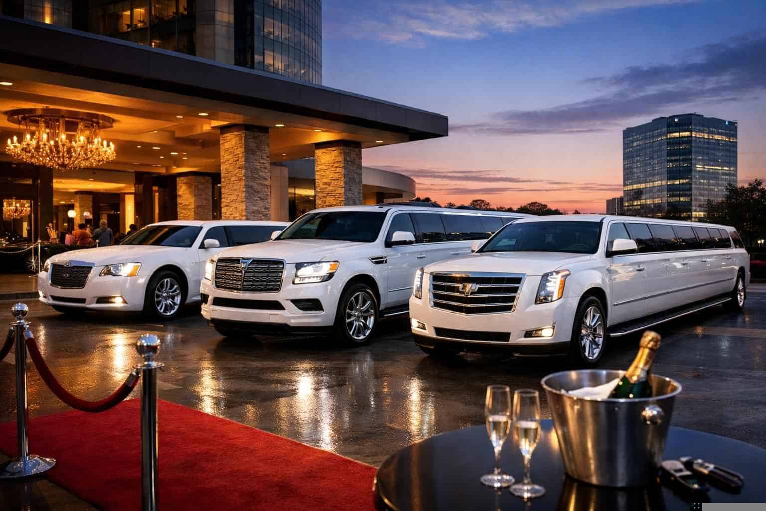 White Limo Rental In Haltom City Texas Our Haltom City White Limo Fleet Options
