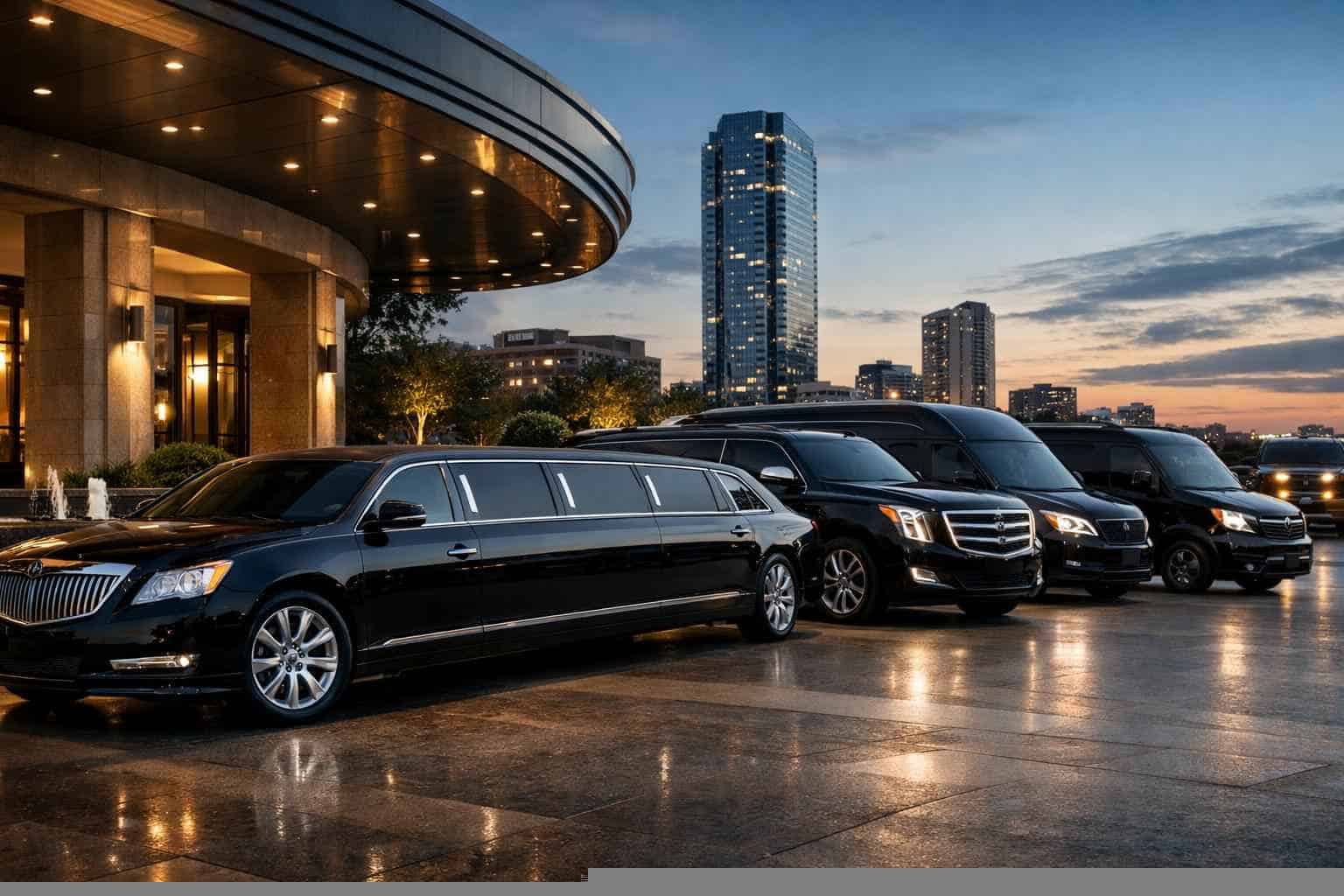 Our Hurst Black Limo Fleet Options