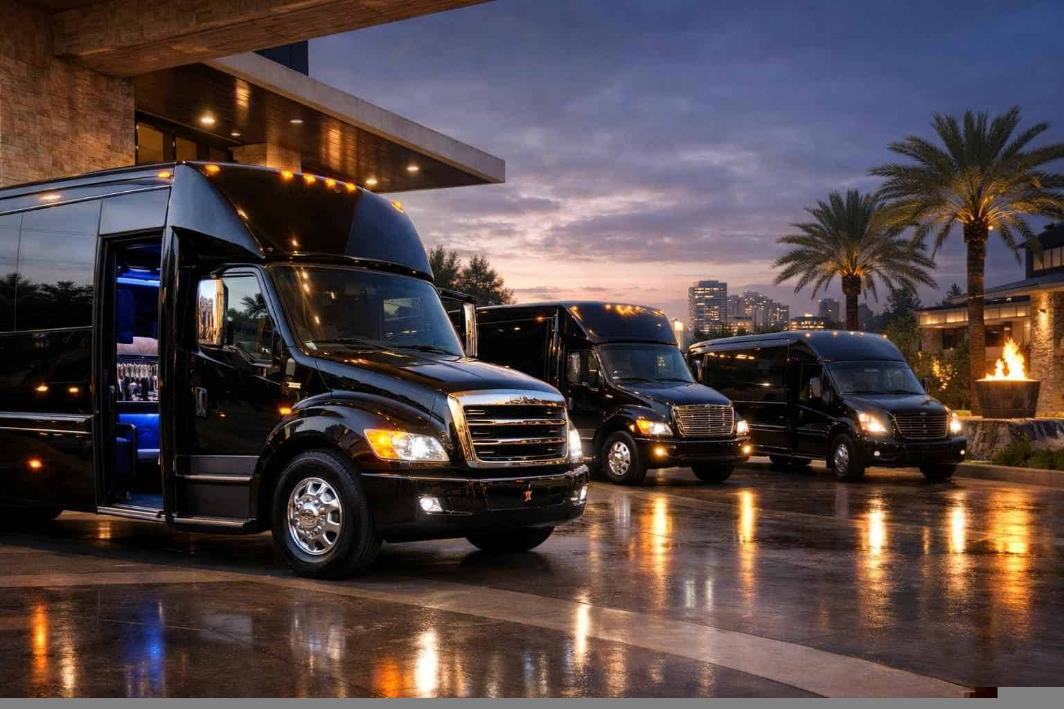 Our Hurst Limo Bus Fleet Options