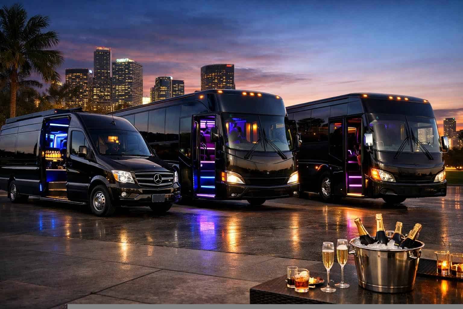 Our Hurst Party Bus Fleet Options