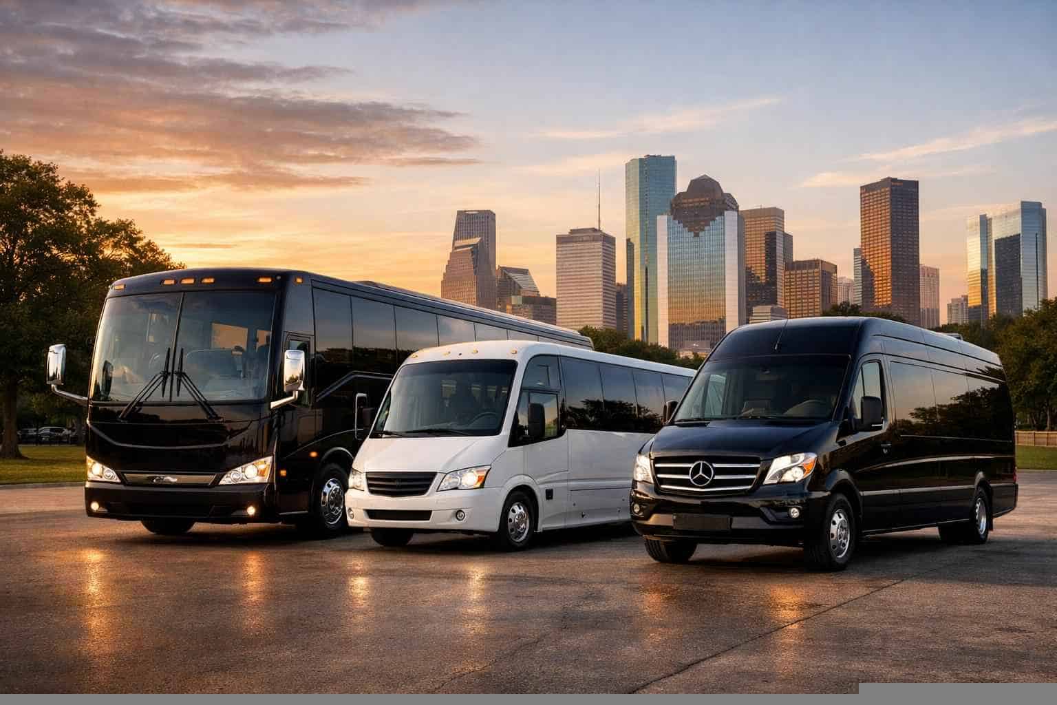 Our Keller Bus Rental Fleet Options