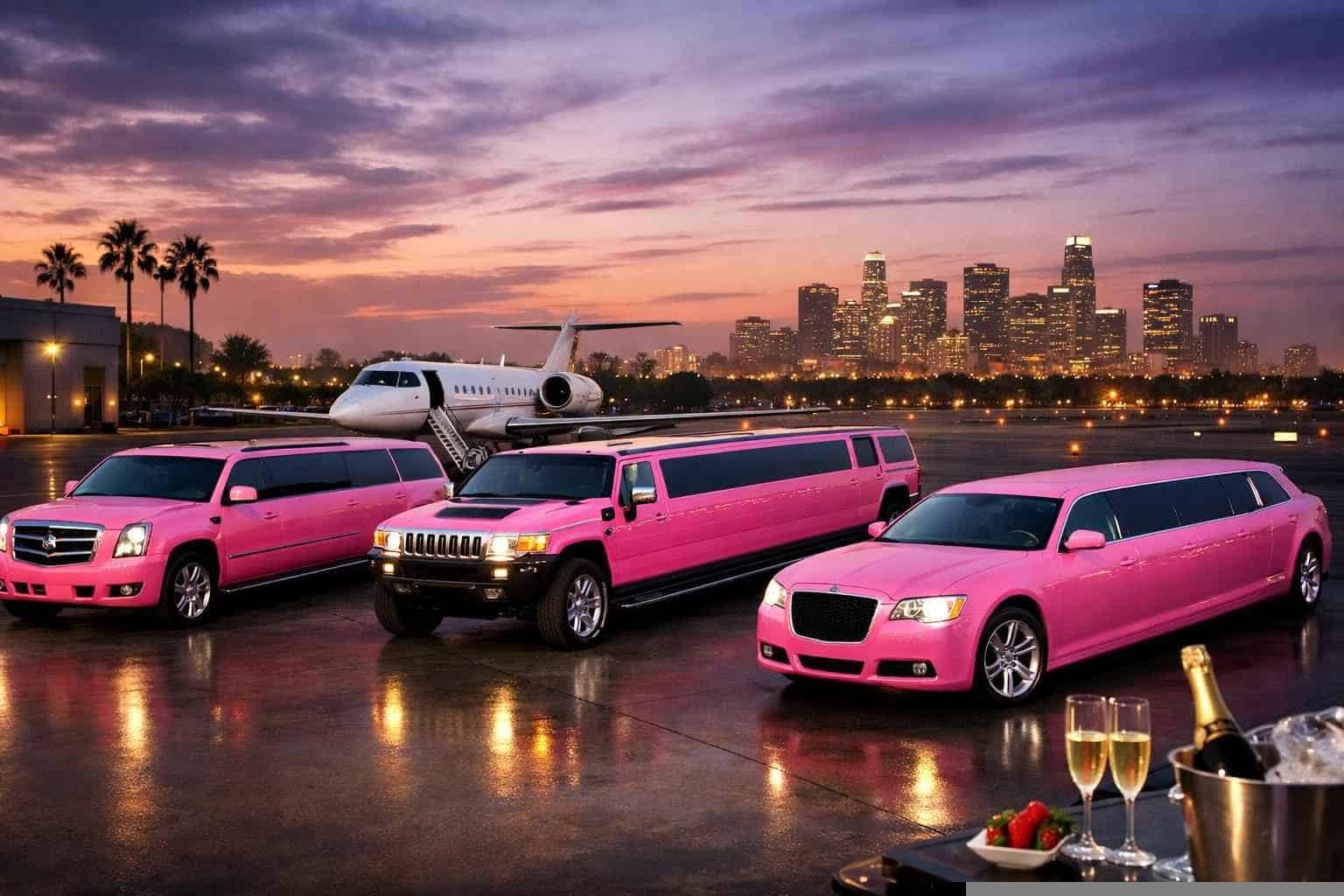 Pink Limo Rental In Keller Texas Our Keller Pink Limo Fleet Options