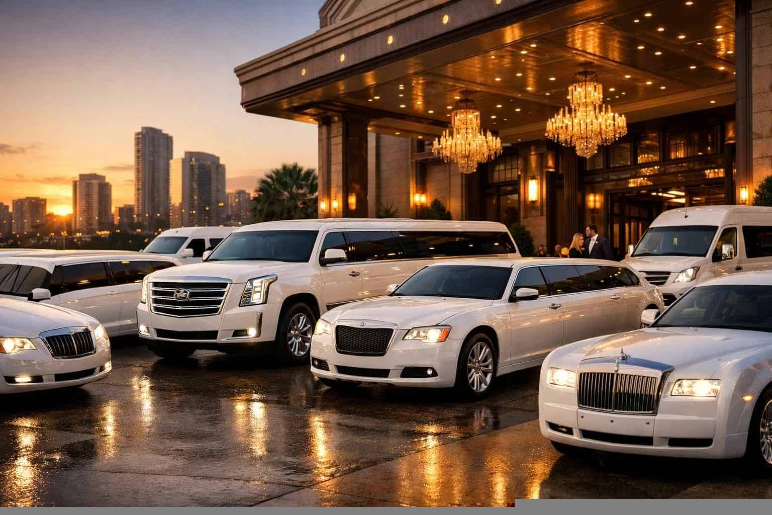 White Limo Rental In Keller Texas Our Keller White Limo Fleet Options