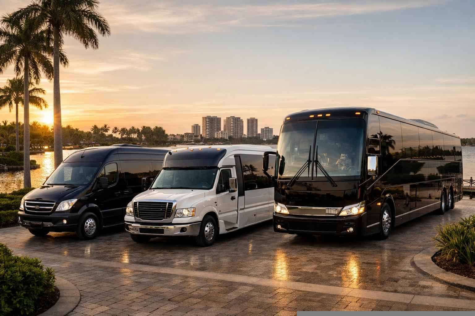 Our Lake Worth Bus Rental Fleet Options