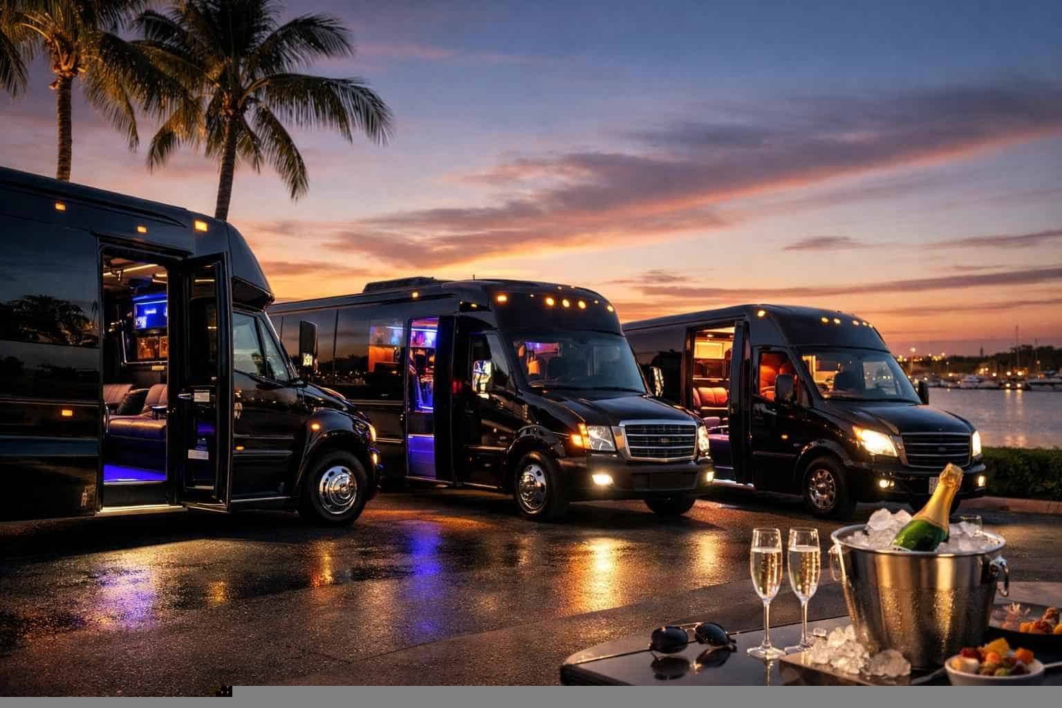 Our Lake Worth Party Bus Fleet Options