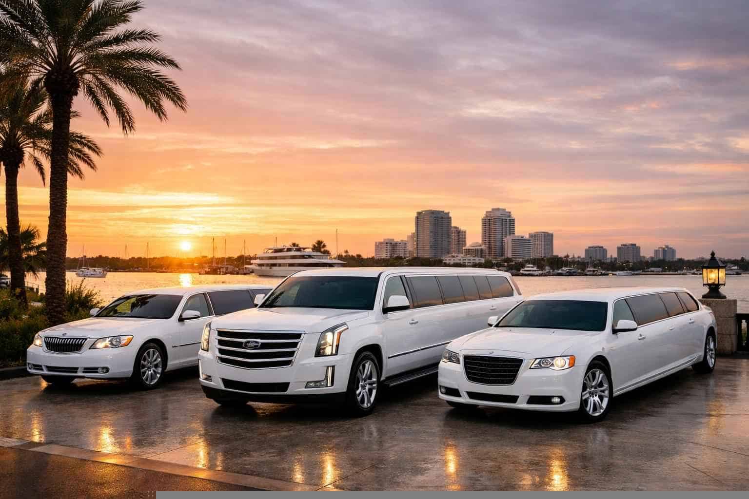 Our Lake Worth White Limo Fleet Options