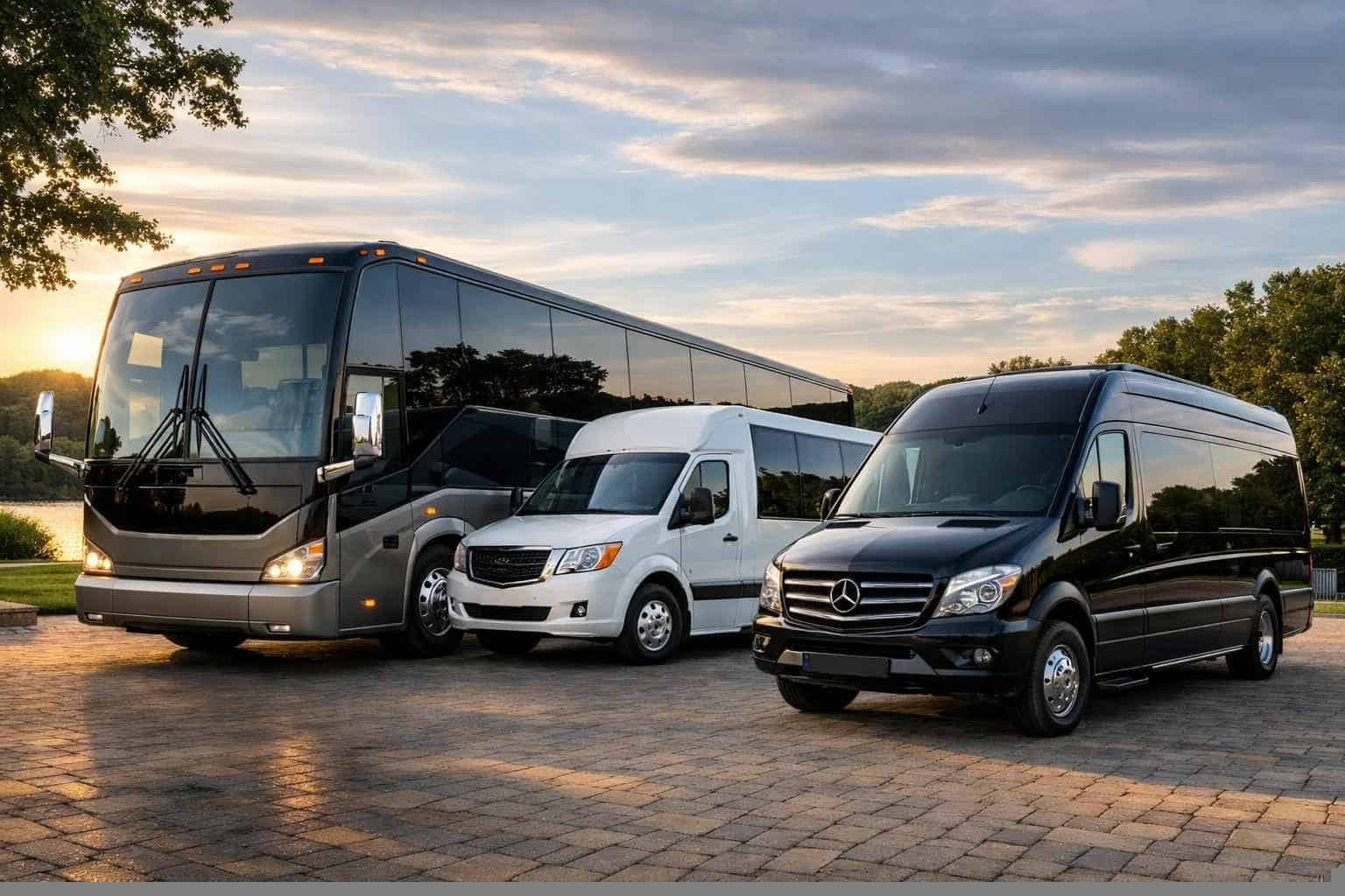 Our Mansfield Charter Bus Fleet Options