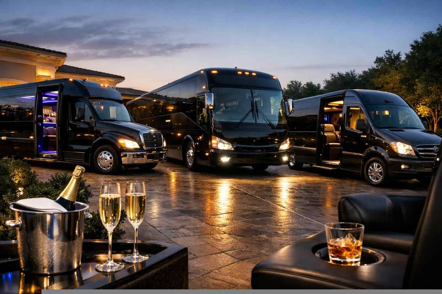 Our Mansfield Limo Bus Fleet Options