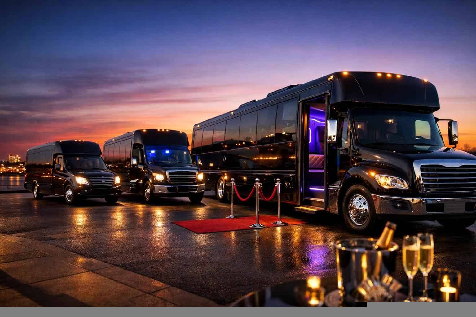 Our Mansfield Party Bus Fleet Options
