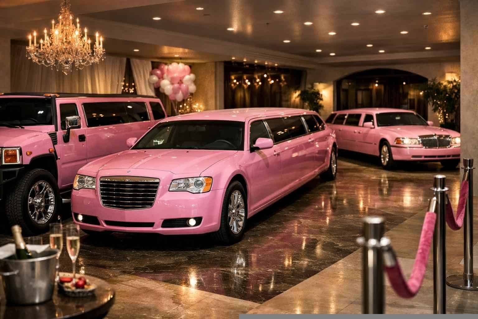 Our Mansfield Pink Limo Fleet Options