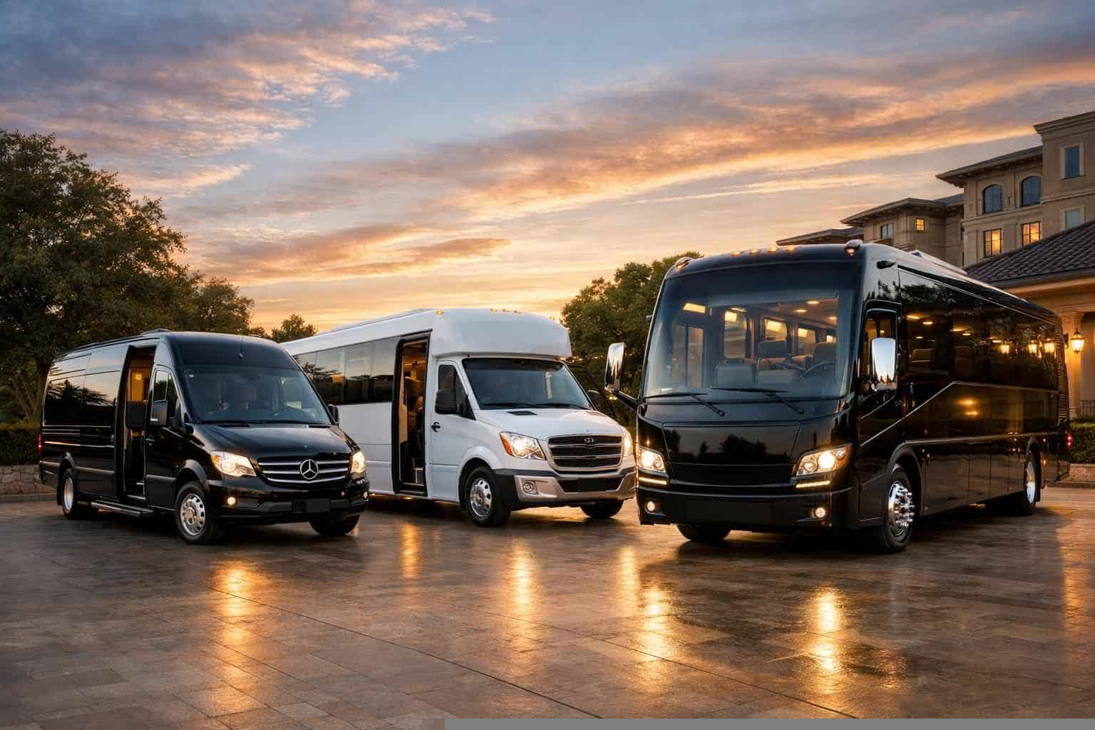Our Mansfield Shuttle Bus Fleet Options