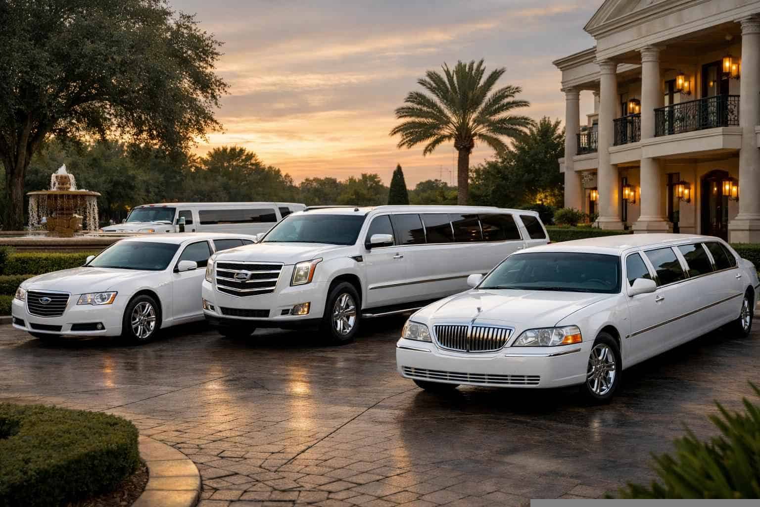 Our Mansfield White Limo Fleet Options