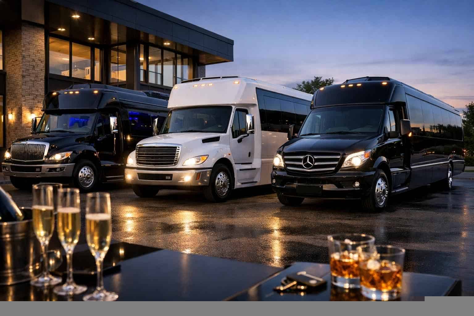 Our North Richland Hills Limo Bus Fleet Options