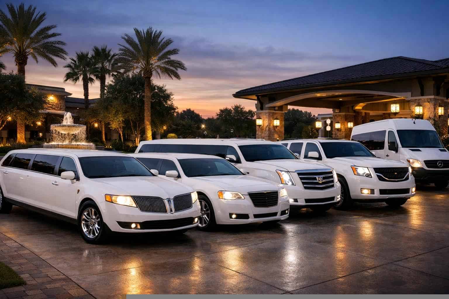 Our North Richland Hills White Limo Fleet Options