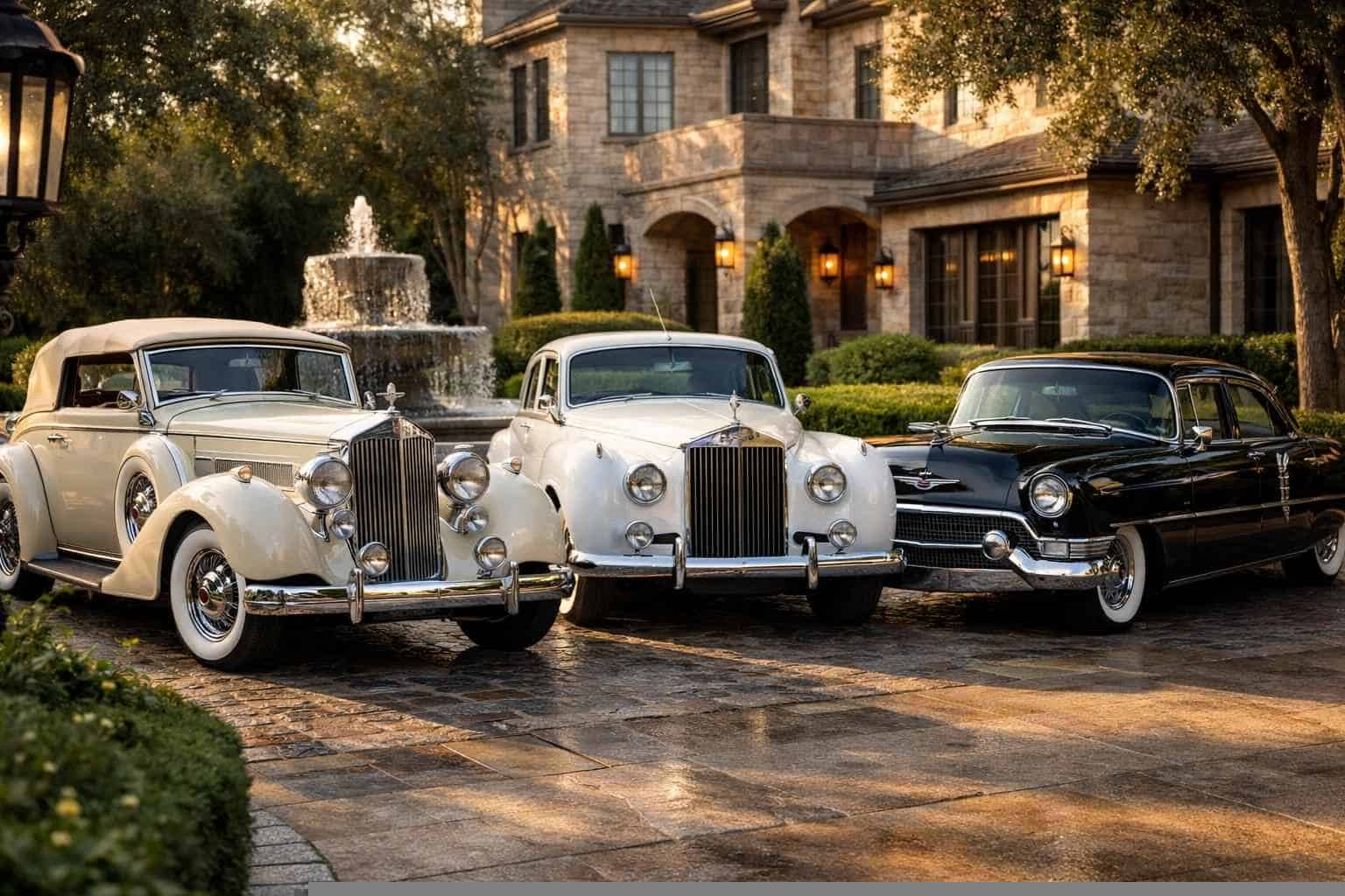 Our River Oaks Antique Vehicle Fleet Options