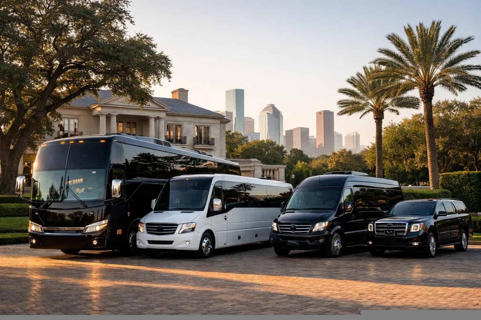 Our River Oaks Bus Rental Fleet Options