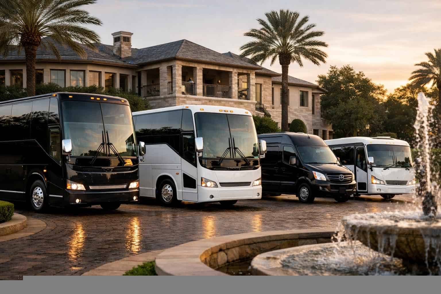 Our River Oaks Charter Bus Fleet Options