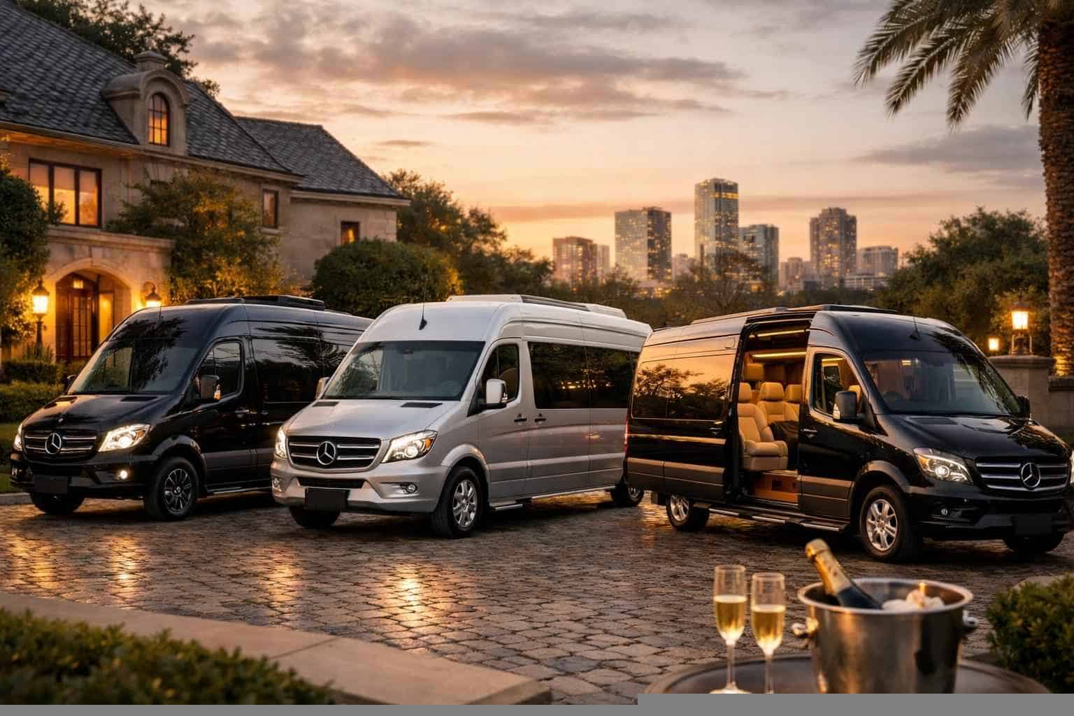 Our River Oaks Sprinter Van Fleet Options