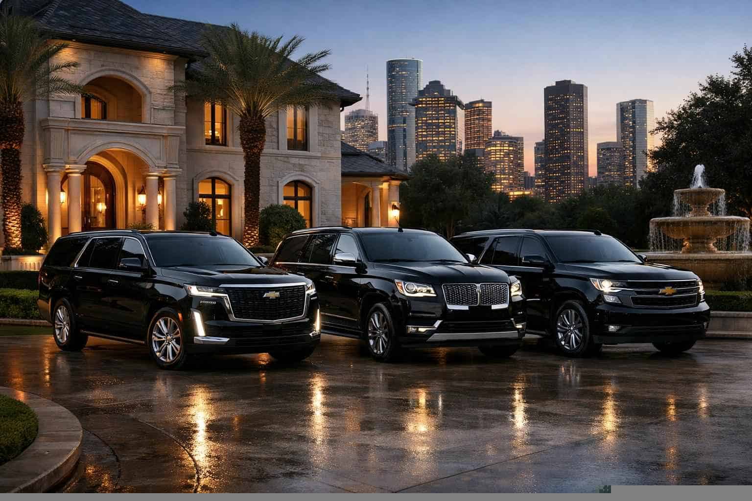 Our River Oaks SUV Car Service Fleet