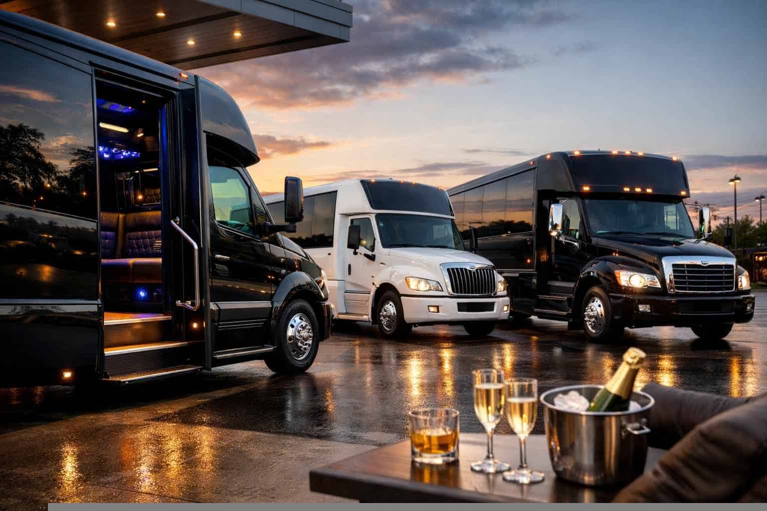 Our Saginaw Limo Bus Fleet Options