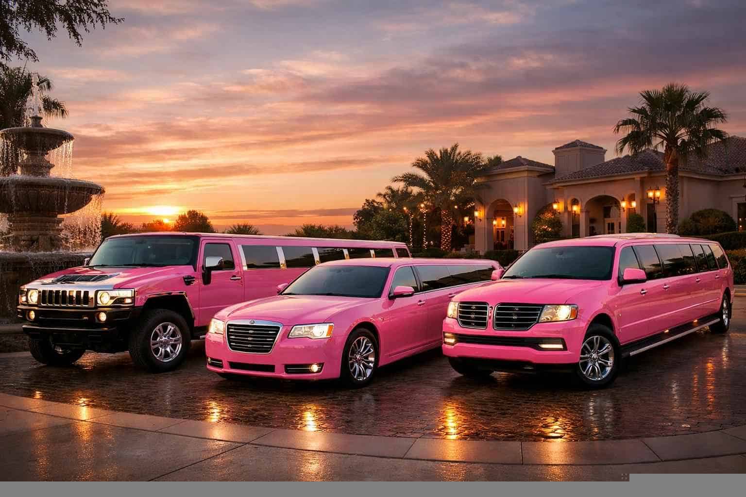 Our Saginaw Pink Limo Fleet Options