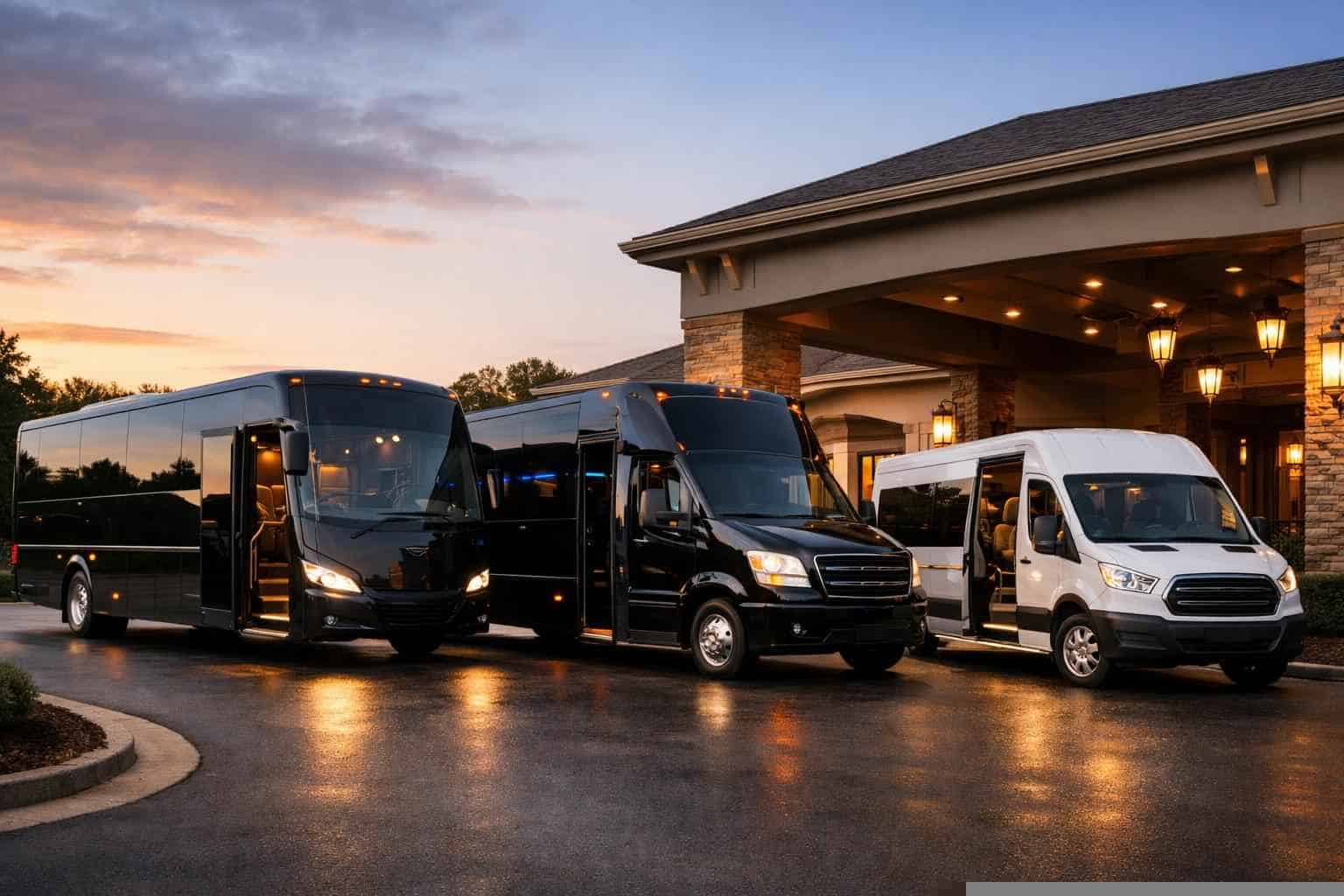 Our Saginaw Shuttle Bus Fleet Options