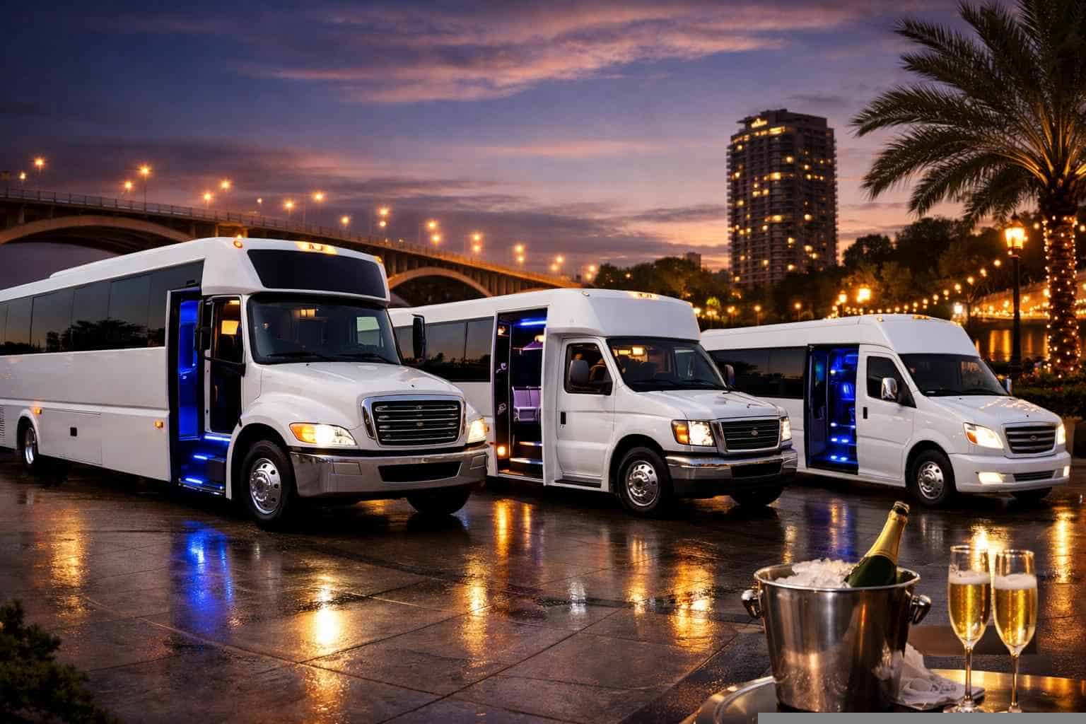 Our Saginaw White Party Bus Fleet Options